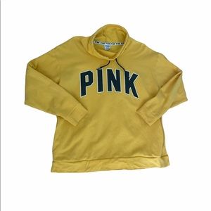 VS Pink Yellow Pullover Hoodie